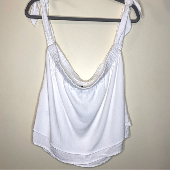 NWT SPLENDID Slub Crosshatch Off the Shoulder Top - Picture 6 of 8